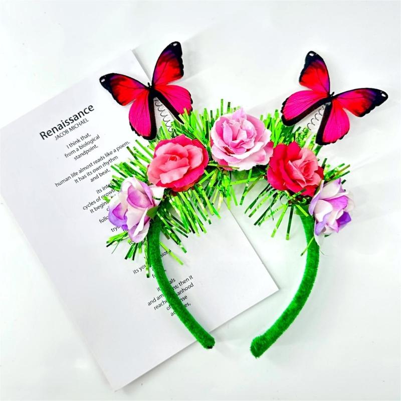 Festival Celebration Floral Headband Role Play Headgear Carnivals Party Props