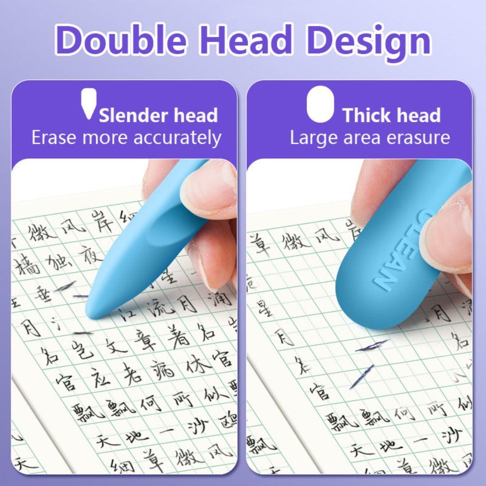 3PCS/Box Double Head Giant Eraser Students Gift Pencil Eraser High Quality Huge Eraser  Students