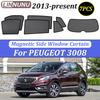 LINNUNU For Peugeot 3008 2013-2025 Magenetic Car Sunshade Windshield Curtain Side  Window Sun Shade UV Protection Accessories