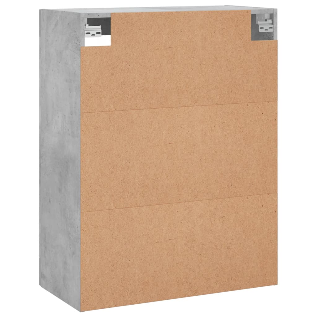 Wall Cabinet Concrete Grey 69.5 x 34 x 90 cm