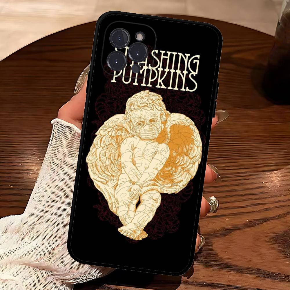 

The Smashing Pumpkins Band Rock Phone Case For IPhone 17 16 15 14 13 12 Mini 11 Pro Plus Soft Silicone Cover iPhone 13