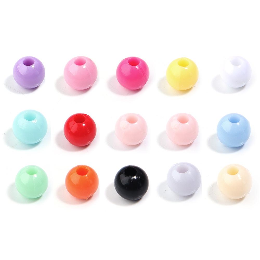 Colorful 4mm Acrylic Round Seed Beads for DIY Jewelry, Bracelets, and Necklaces