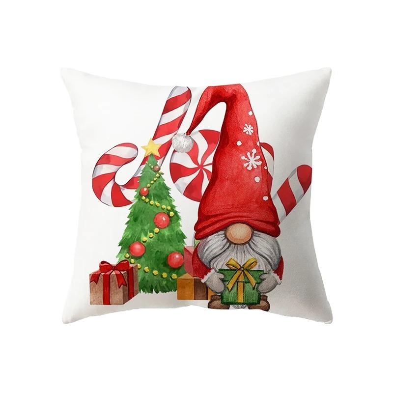 Christmas Themed Pillowcases Car Accessories Office Santa Claus Living Room Sofa Home Pillowcases