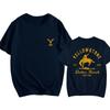 New Men's Women's Yellowstone Dutton Ranch Graphic Printed T-Shirt Personalized Outdoor O-Neck Short Sleeve Tee Tops Oversized T