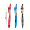 School Season 10pcs 0.5mm Exclamation Point Press Gel Pen Exam Water-based Pen Creative Stationery Office Supplies Press Signature Pen
