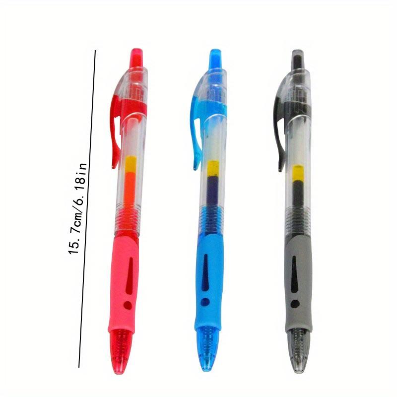 Pixuri cu gel cu punct de exclamare de 0,5 mm, 10 buc, pentru examen, papetărie creativă, rechizite de birou, pix cu semnătură, 10 buc