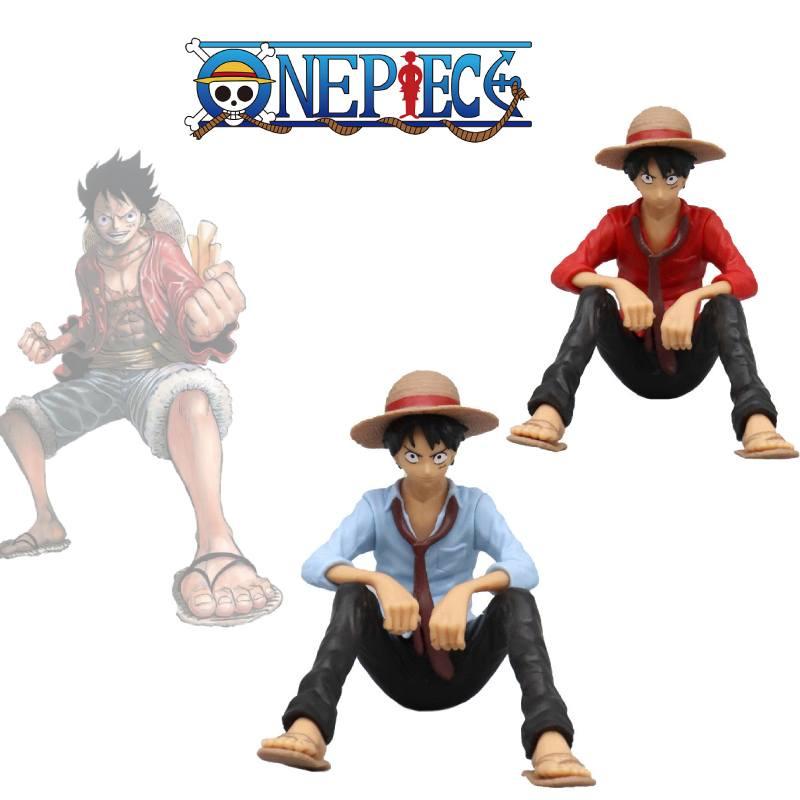 One Piece Luffy Car Decoration Figure Pvc Material Perfect For Anime Fans