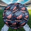 Custom Name Personalized Atletico Madrid Print Size 5 Soccer Ball Training & Match Football, for Team, Kicking, Gift for Football Enthusiasts