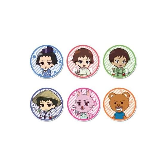 TV Anime "Kosuke Masuda Theater Gag Manga Biyori GO" Petit Choco Trading Can Badge 6-Piece Box (Shotoku Taishi / Ono no Imoko / Matsuo Basho / Kawai