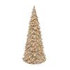 New 3D Glitter Star Christmas Trees Topper Shine Iron Glowing Tree Topper Light Up Xmas Tree Ornament Party Decoration