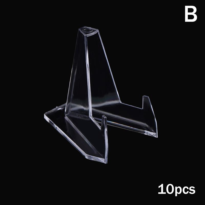 

1Pc Clear 9 Compartments Acrylic Storage Case Or 10 Mini Brackets For Badge Display Stand Nail Art Crafts And DIY Accessories
