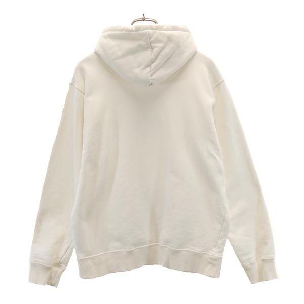 Dior Imprimeu Hanorac cu mânecă lungă L alb Pulover cu spate periat Femei Folosit