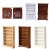 112 Multifunction Wood Cabinet Bookcase Cabinet Miniature Furniture Handcrafted Wall Cabinet Dollhouse