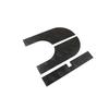 For Land Rover Defender 90 110 130 2004-2019 Aluminum Alloy Black Car Tailgate Roof Trim Panel Cover Sticker Car Accessories