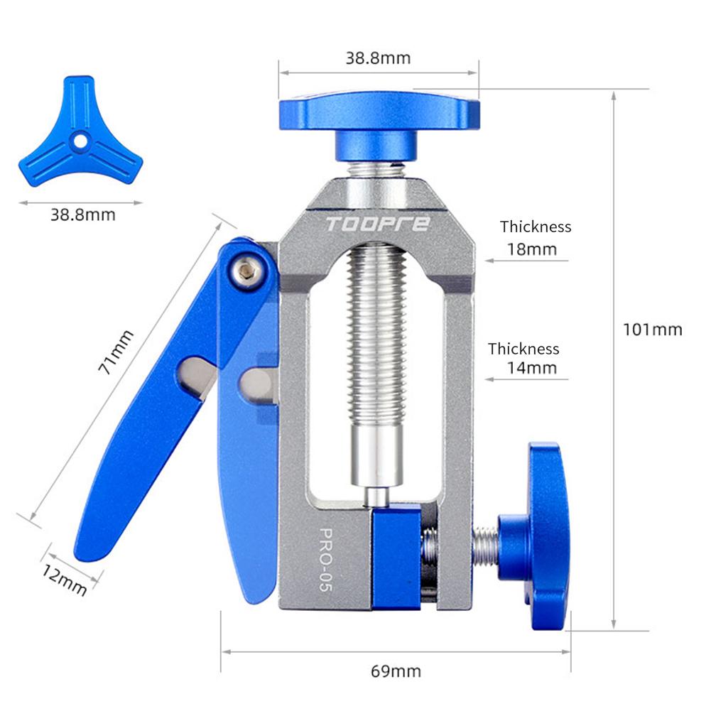 TOOPRE Driver Hydraulic Hose Cutters Multifunctional Bicycle Oil Needle Installation Tool Universal Simple Operation