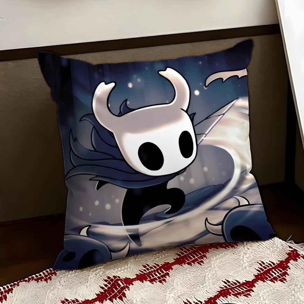 HHollow KnightS Cushion Cover Reversible Soft Durable Pillow Cover Home Car MultiScene Use for Daily Comfort