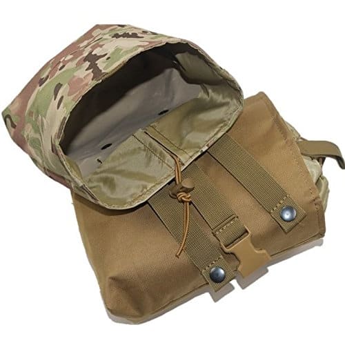 MOLLE Roll-Up Dump Pouch, 600D Reinforced Nylon, Foldable with Belt Loop (Multicam)