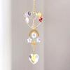 Tree of Life Faux Crystal Suncatcher, Colorful Prism Drop Pendant, Window Hanging Rainbow Maker Ornament for Indoor Outdoor Decor