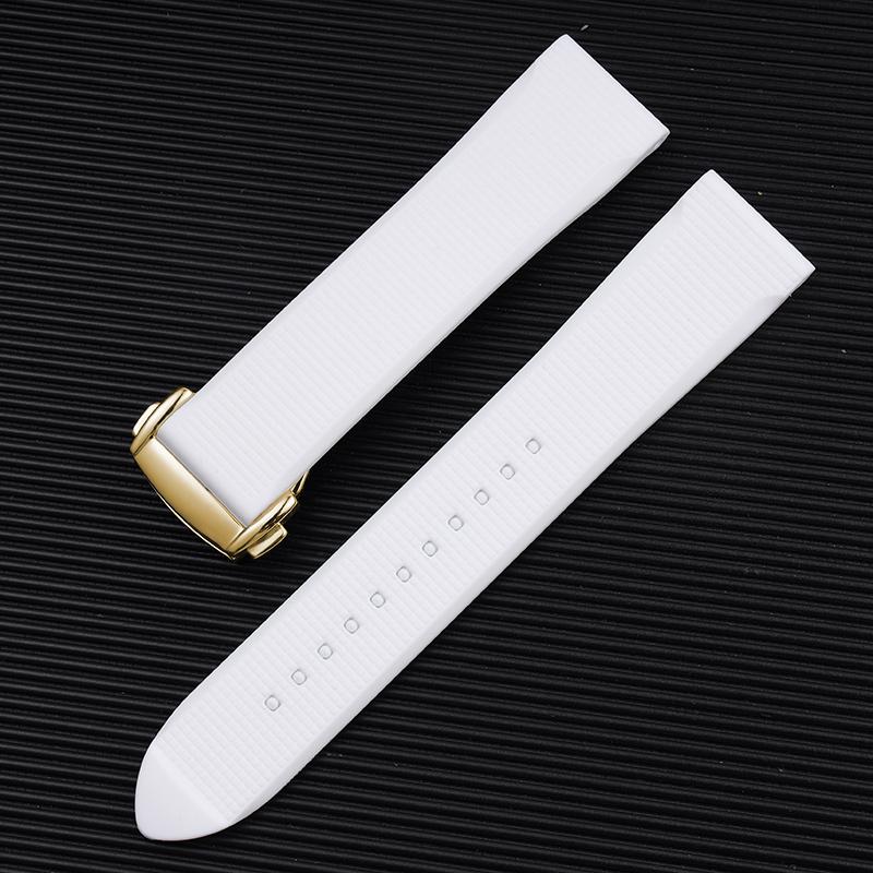 Watchband for Omega Seamaster 300 Speedmaster for 19mm 20mm 21 22mm Rubber Silicone Soft Waterproof and sweat proof Watch Strap