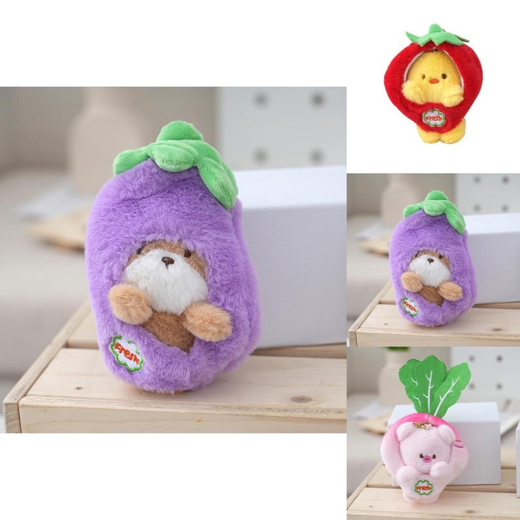 Charming Strawberry Rabbit Plush Cushion Cozy Soft Toy Ideal For Children