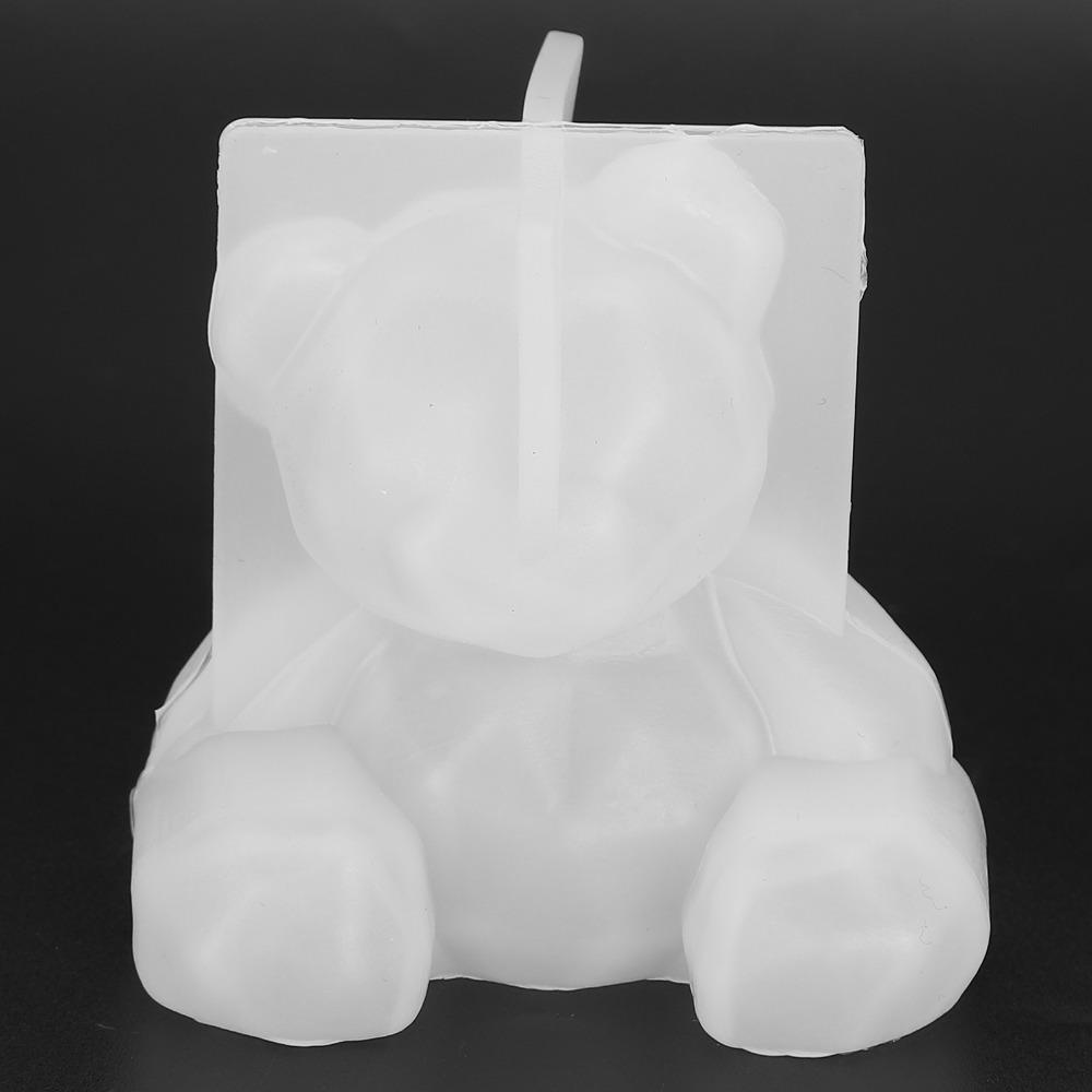 3pcs 3D Shape Bear Resin Mould Cute Bear Bear Candy Mould 3D Bear Mould  DIY Crafts