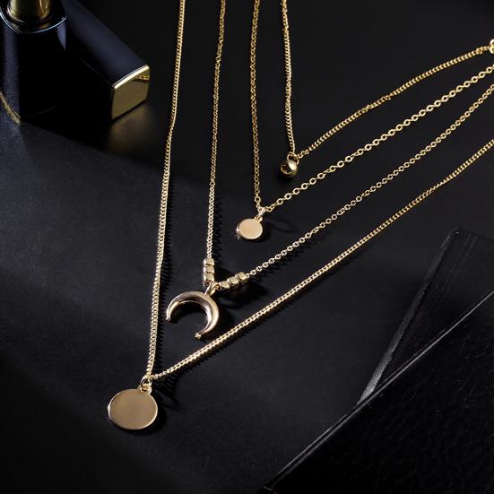 Neck Pendant Exquisite Stainless Silver Color Long Chain Necklace for Dating