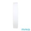 MAG Wall Continuous Second Easy to Noah Precision Clock, Analog, Silent, Hand, 30.0cm Diameter, Simple, Standard, Stylish, Read, White, W-802A WH-Z,