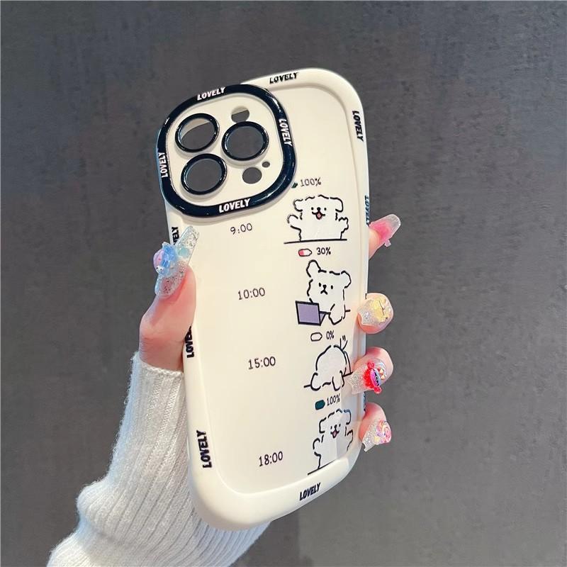 Work Status for Apple 16promax Mobile Phone Case Women's New Model for IPhone15/14plus Cute 8/7se