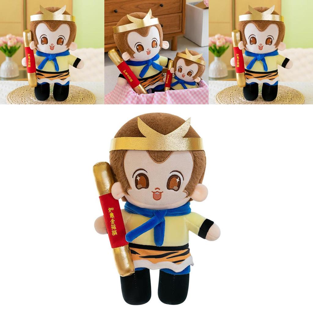 Sun Wukong Plüschtier Affenkönig Kuscheltier Mit PP-Baumwolle Für Kinder Geschenk Spezielle Charaktere Enthalten