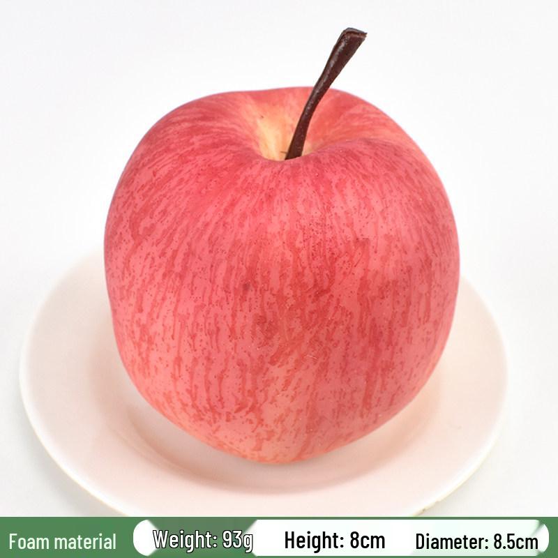 Plastic Red Fuji and Red Delicious Fake Apple Display Decoration Prop