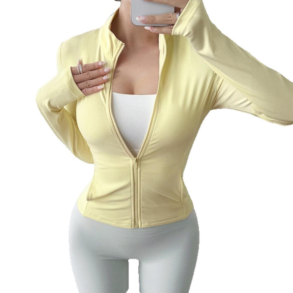 Casual Vacation Slim Zipper Long Sleeve Jacket Women's 2025 Autumn and Winter