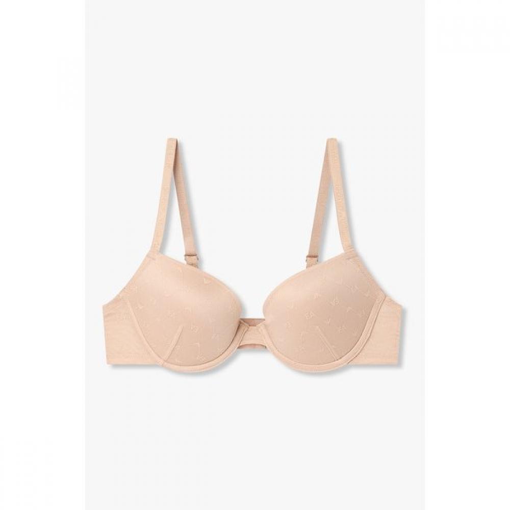 Emporio Armani Women Push Up Bra Allover Logo Pattern 086185509 75A