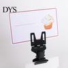 Price Tag Holder 10Pcs Foldable Stable Fixing Electroplated Label Retail Shop Promotions Clip for Cake Display Stand