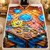 Flannel BlanketSpongeBob Football Warm Soft Throw Blanket for Indoor Sofa Bed Living Room Use