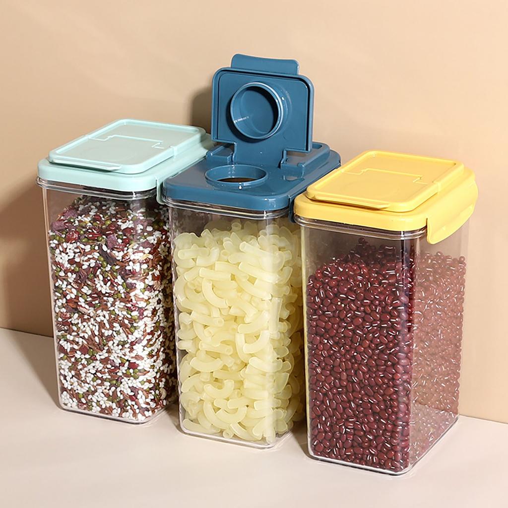 Food Storage Containers For Kitchen Organization Plastic Cereal Containers With Easy Lock Lids For Kitchen Pantry Organization And Storage