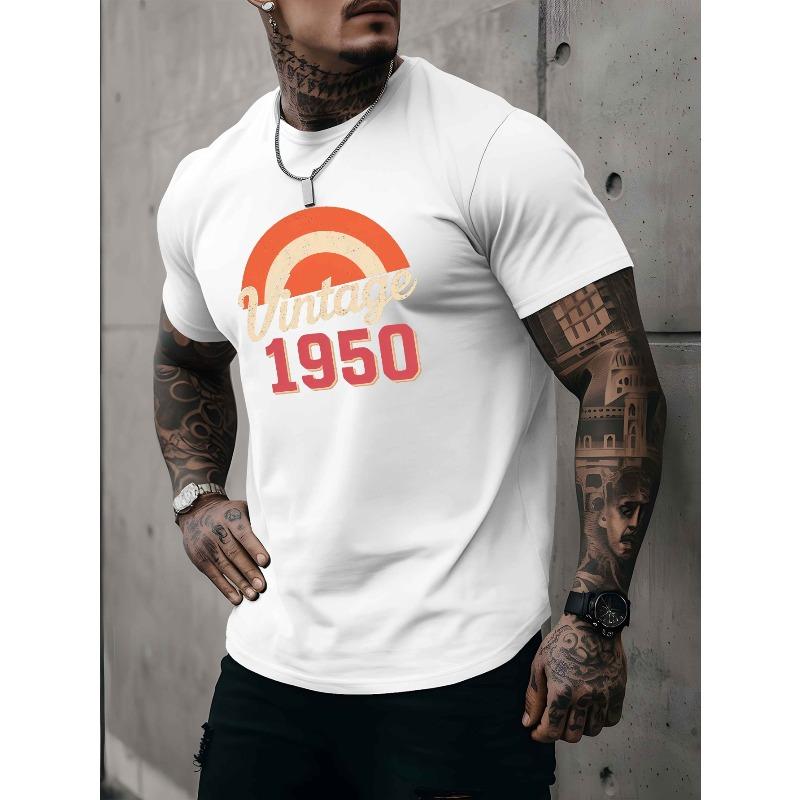 

Премиум новая футболка с коротким рукавом для мужчин, идеально подходит для летних прогулок. Этот модный топ с принтами предназначен для повседневной носки и имеет круглый вырез S белый