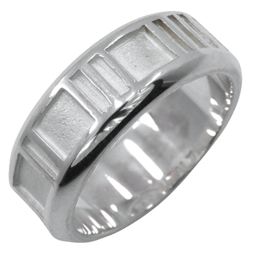 

TIFFANY&Co. Atlas Ring Silver925 #5.1(US Size) 4.7g Women Used