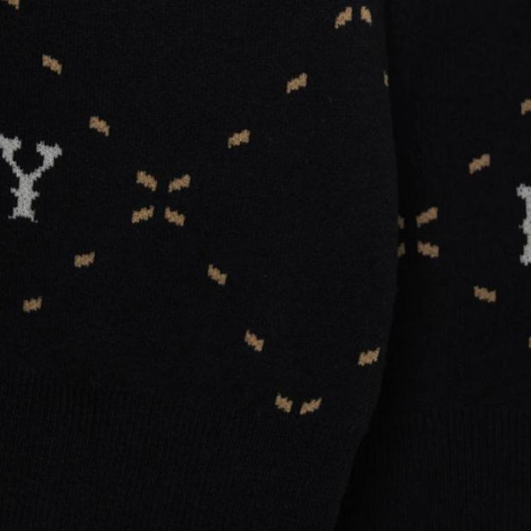 New MLB Knitwear Unisex Black 3AKCM0431-50BKS