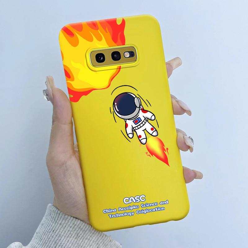 For Samsung Galaxy S10e Phone Case Flower Girls Design Soft Silicone TPU Back Housing for Galaxy S10E S10 E SM-G970F/DS Covers