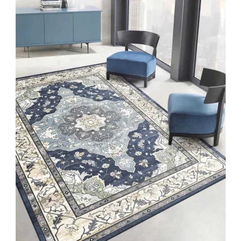 Europe Persia Morocco Style Carpet Living Room Sofa Bedroom Study Kitchen Entrance Door Mat Non-slip Light Luxury Home Decor Rug