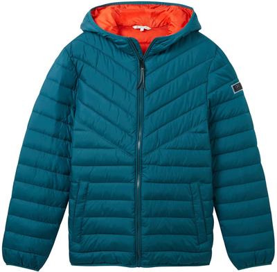 Demiseason Jacket Tom Tailor Denim Lightweight Jacket with Hood (1039214) Lightweight Hooded Jacket (1039214) Deep Jade Green