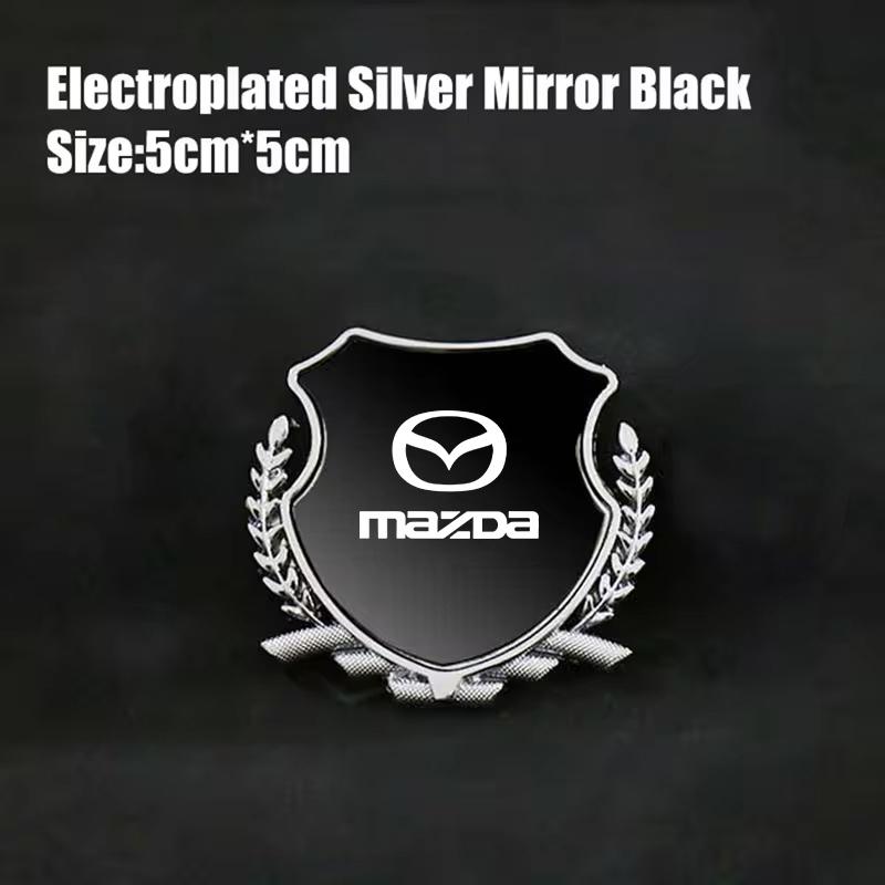 AAFD1 Metal Car Trunk Window Side Emblem Badge Decal Sticker For Mazda 3 6 CX5 2 CX3 CX9 MX5 RX8 Axela Demio Atenza MS