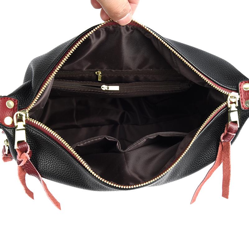 Borsa a Mano Trendy da Donna Inverno 2025 Borsa a Tracolla Casual per Mamme Borsa da Shopping Multifunzione con Chiusura a Zip