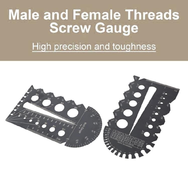 Efficient Stainless Steel Thread Screw Gauge Machine Manufacturing Gauge for Precise Metric and British Measurements