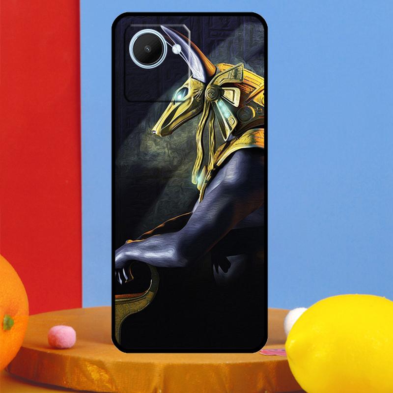 

Египет Нефертити Анубис Анкх Для Realme GT Neo 5 6 9 10 11 12 Pro Plus C11 C25 C21Y C30 C31 C33 C35 C51 C53 C55 C67 Чехол Realme 10 Pro Plus