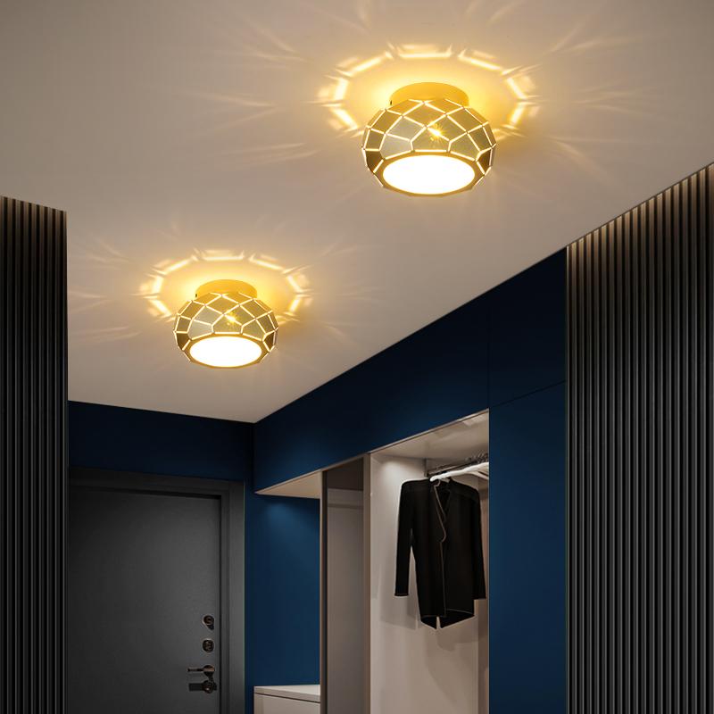 Modern Aisle LED Ceiling Lamp For Corridor Stairs Entrance Attic Square Indoor Lighting Minimalist Style Lights Kitchen Fixtures