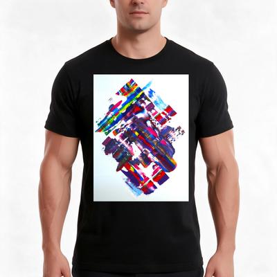 Fusion By Andrzej Dudek Art Tshirt Summer Casual Cotton Tee Oversized Streetwear Tops Vintage Graphic Print 100 Cotton