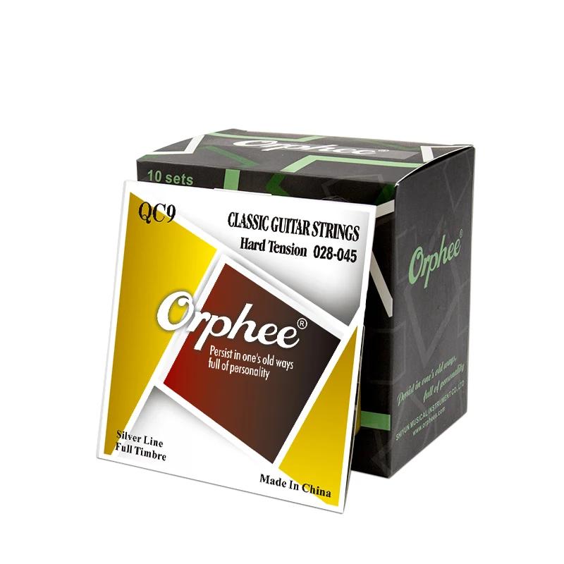 Orphee Classical Guitar Strings Nylon Silver Plated Guitar Strings for Beginners Practice Professional Classical Guitar Strings