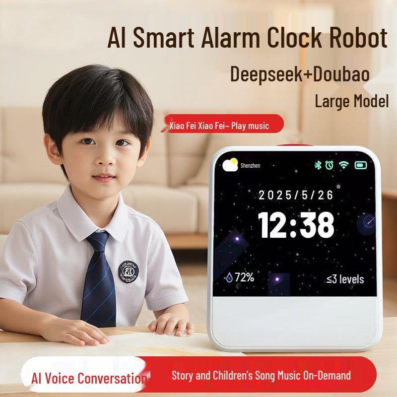 Smart Alarm Clock Robot: Interactive Learning Toy for Kids