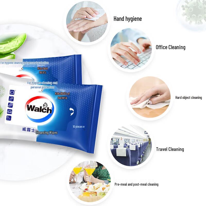 Walch Aloe Skin Cleansing Wipes (6 X 10 Count)